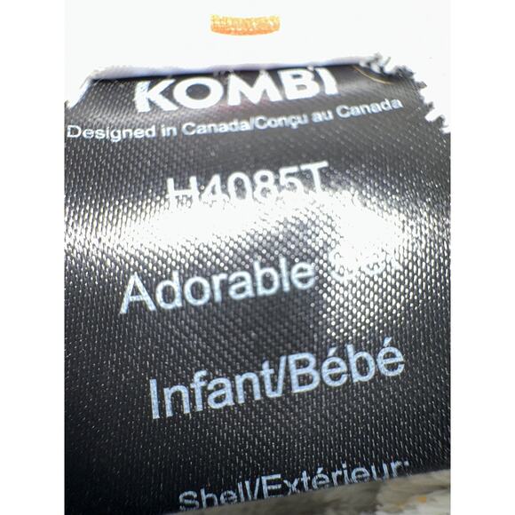 Kombi cable knit beanie child infant toddler hat white snow winter cap fur Toque - Picture 7 of 9